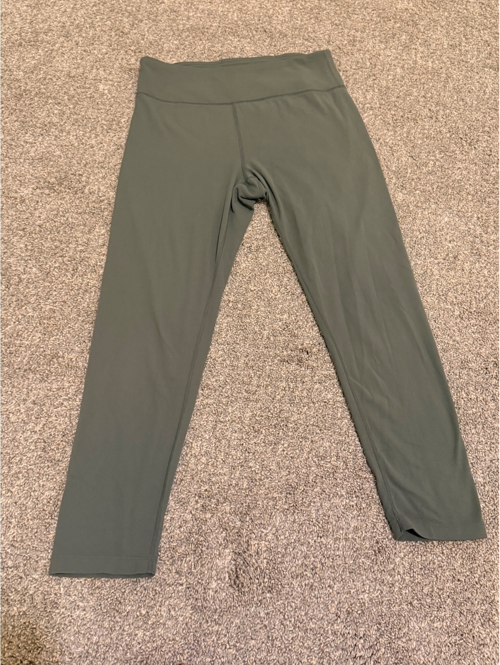 FLX Women’s Olive Green High-Rise 7/8 Jogger Leggings Size Large